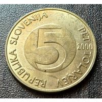 Словения 5 толаров, 2000     ( 1-11-1 )