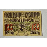 1921 год 100 пфеннигов  Германия