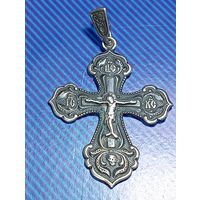 Крестик серебро 925 пробы .