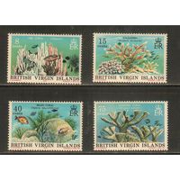Виргинские острова-1978(Мих.333-336) , **  , Морская  Фауна, Рыбы(полная серия)