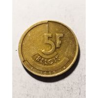 Бельгия 5 франков 1986