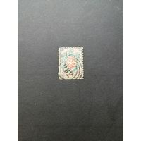 Польша 1860 Первая польская марка (гашеная) Mi.1А каталог 250.00 евро