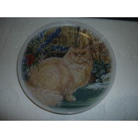 Тарелка настенная. Фарфор.