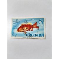 Гренада 1968 рыбы