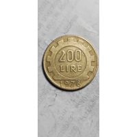 Италия 200 лир 1978