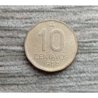 Werty71 Аргентина 10 сентаво 1988
