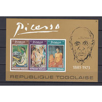 Живопись. Пикассо. Того. 1974. 1 блок. Michel N бл82 (10,0 е)