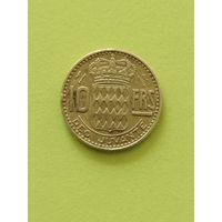 Монако 10 франков 1950 г.
