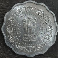 Индия 10 пайс 1982г., Хайдарабад, редкая! UNC