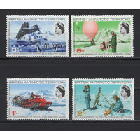 Британская антарктическая территория / British Antarctic Territory (BAT) 1969 ** 25 лет исследованиям, серия 4 марки (SG 20-23)