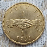 Сьерра-Леоне 1 цента 1791 года. Предложи свою цену или обмен!