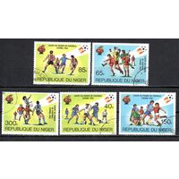Чемпионат мира по футболу в Испании Нигер 1981 год серия из 5 марок