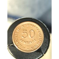 Гвинея-Бисау 50 сентаво 1952