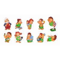 ЦЕНА ДО 23 ФЕВРАЛЯ. Полная серия киндер Пещерные люди. Коллекционное состояние. Оригинальный вкладыш.