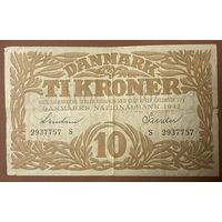Дания Банкнота 10 крон 1942 год
