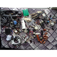 Радиодетали и запчасти (цена за все что на фото)