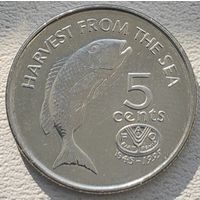 Фиджи 5 центов 1995 FAO
