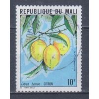 [1113] Мали 1979. Флора.Фрукты.Плоды.Лимоны. Гашеная марка.