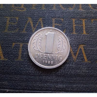 1 пфенниг 1988 (A) Германия ГДР #04 aUNC