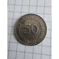 Германия ФРГ 50 пфеннигов 1950 G