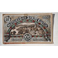 1920 год 100 пфеннигов  Германия
