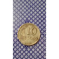Перу 10 сентаво 1961