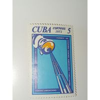 Куба 1972 посвященная спортивным событиям года, в частности, турниру по фехтованию.