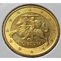 Литва 10 евроцентов, 2017