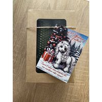 Подарочный набор из 2 свечей из вощины