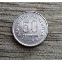 Werty71 Аргентина 50 сентаво 1954