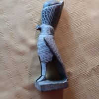 Статуэтка из камня. Древнеегипетский бог неба Гор. Египет. Ручная работа 60-е г.г. 20 см, 700 гр.