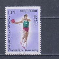 [2496] Албания 1969. Спорт.Баскетбол. Гашеная марка.