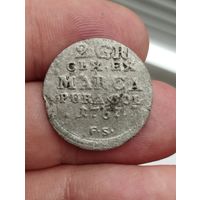 2 гроша 1767 г. САП.
