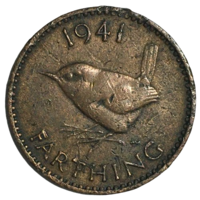 Великобритания 1 фартинг, 1941
