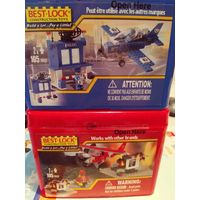 Конструктор Бест Лок(Best- Lock) в пластиковом контейнере для мальчиков одним лотом(2 единицы)