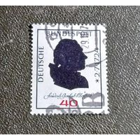 Марка 1974 год Германия 250 лет со дня рождения Фридриха Готлиба