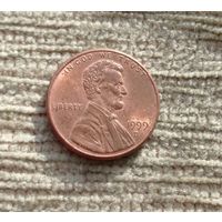 Werty71 США 1 цент 1999 D