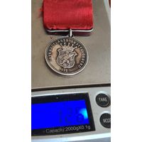 С 1 РУБЛЯ ! СТАРИННАЯ МЕДАЛЬ ЗНАК ГЕРБ ЭМБЛЕМА ШВЕЦИЯ СЕРЕБРО