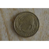Новая Зеландия 1 доллар 1990 с 1 руб