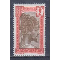 [1784] Французские колонии. Мадагаскар 1930. Культура и быт.Мужская прическа.2с. МН