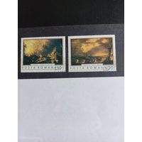 Кораблекрушения в живописи. Румыния. 1971.