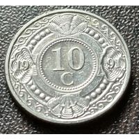 Нидерландские Антильские острова 10 центов, 1991    ( 2-1-1 )