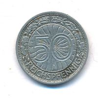 Германия 50 пфеннигов 1928 год А _состояние VF/XF