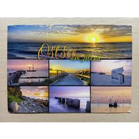 О-10. ПОДПИСАННАЯ ОТКРЫТКА. ГЕРМАНИЯ. СЕВЕРНОЕ МОРЕ.