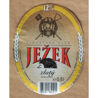 Этикетка пива Jezek Чехия б/у Ф921