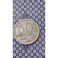 Бразилия 50 Крузейро 1965
