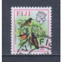 [1862] Фиджи 1971. Фауна.Птицы.Нектарницы. Гашеная марка.