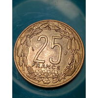 25 франков Камерун 1992 год.