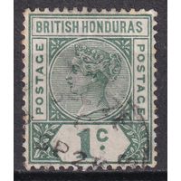 60.BrKCI. Великобритания. Колонии. Британский Гондурас. Стандарт. Виктория. 1891 г. 1C. Mi.#31.