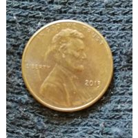 США 1 цент 2013 год, (Lincoln Cent), KM# 468